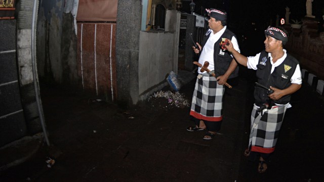 Bali Gelap Gulita di Malam Hari saat Perayaan Nyepi