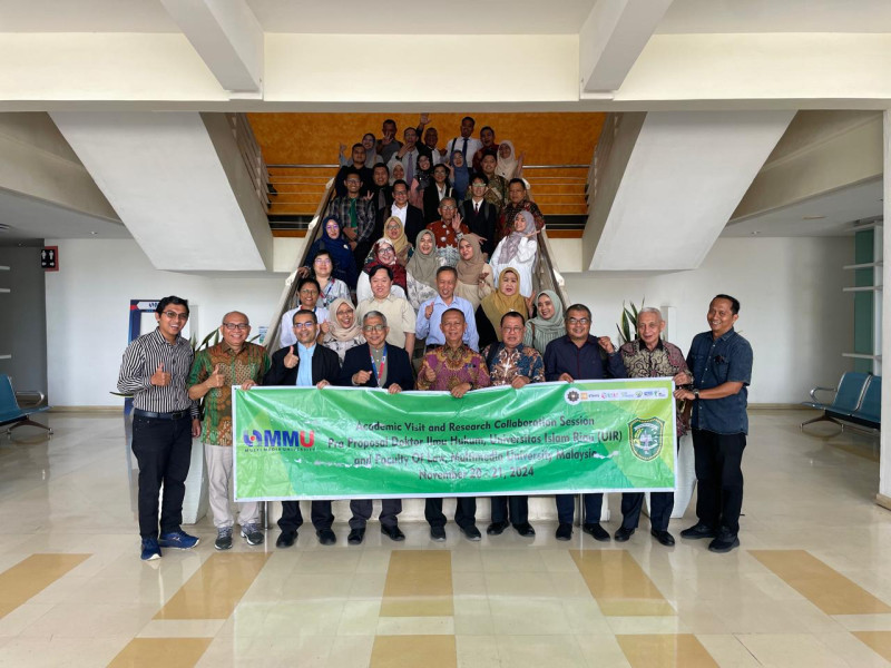 Program Studi Doktor Ilmu Hukum UIR, Perkuat Kolaborasi Internasional dengan Multimedia University Malaysia