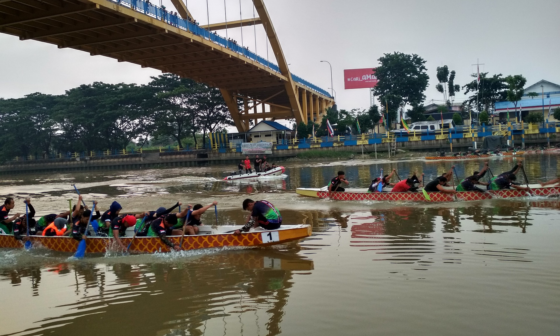 Kejuaraan Dragon Boat Piala Kapolda Riau 2019 akan Ramaikan HUT Korpolairud ke-69