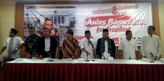 ANIES Deklarasi Siap Menangkan Anies Sebagai Capres 2019