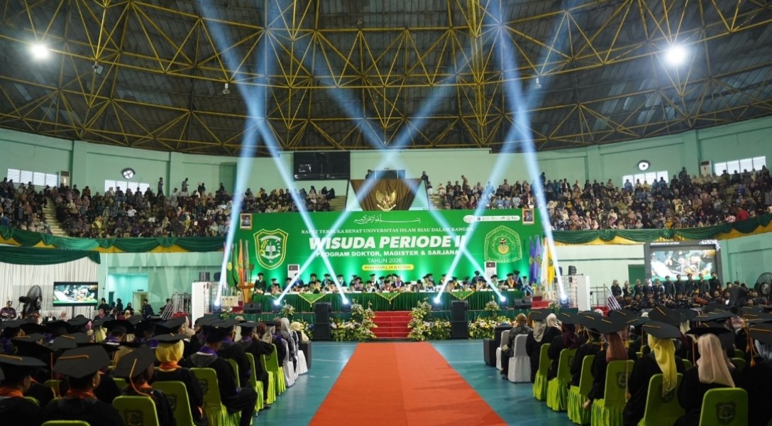 1.443 Wisudawan Resmi Dikukuhkan, UIR Cetak 84.061 Alumni pada Wisuda Periode II Tahun 2026
