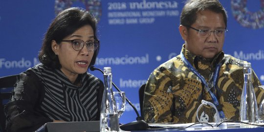 Sri Mulyani Bangga Indonesia Dipuji Peserta IMF-World Bank Annual Meeting