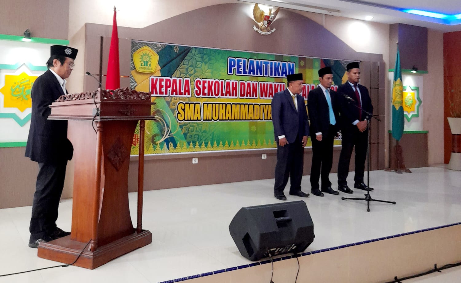 Sungkowo Lantik Muhammad Nasir Sebagai Kepala SMA Muhammadiyah 1 Pekanbaru. Ini Target dan Tugasnya