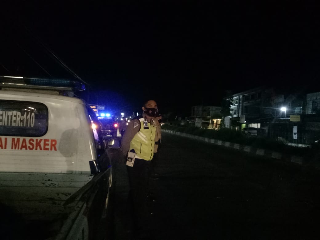 Cegah Aksi Balap Liar, Polsek Pangkalan Kuras Lakukan Patroli