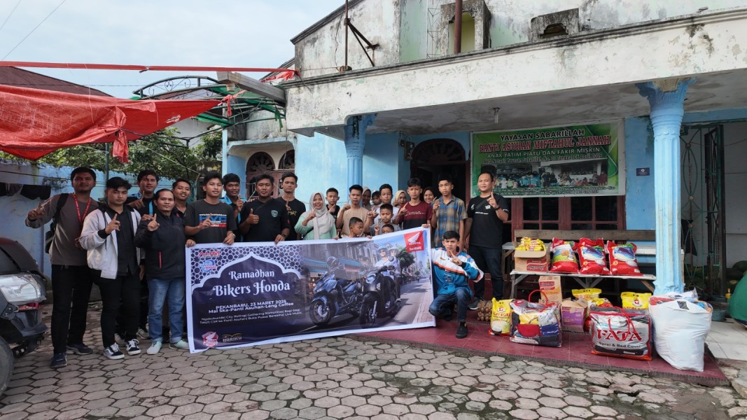 CSR Bikers Honda, Keseruan Kegiatan Ramadhan Bikers Honda Vario di Pekanbaru
