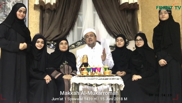 Habib Rizieq Mengaku Terima SP3 Kasus Chat di Hari Lebaran