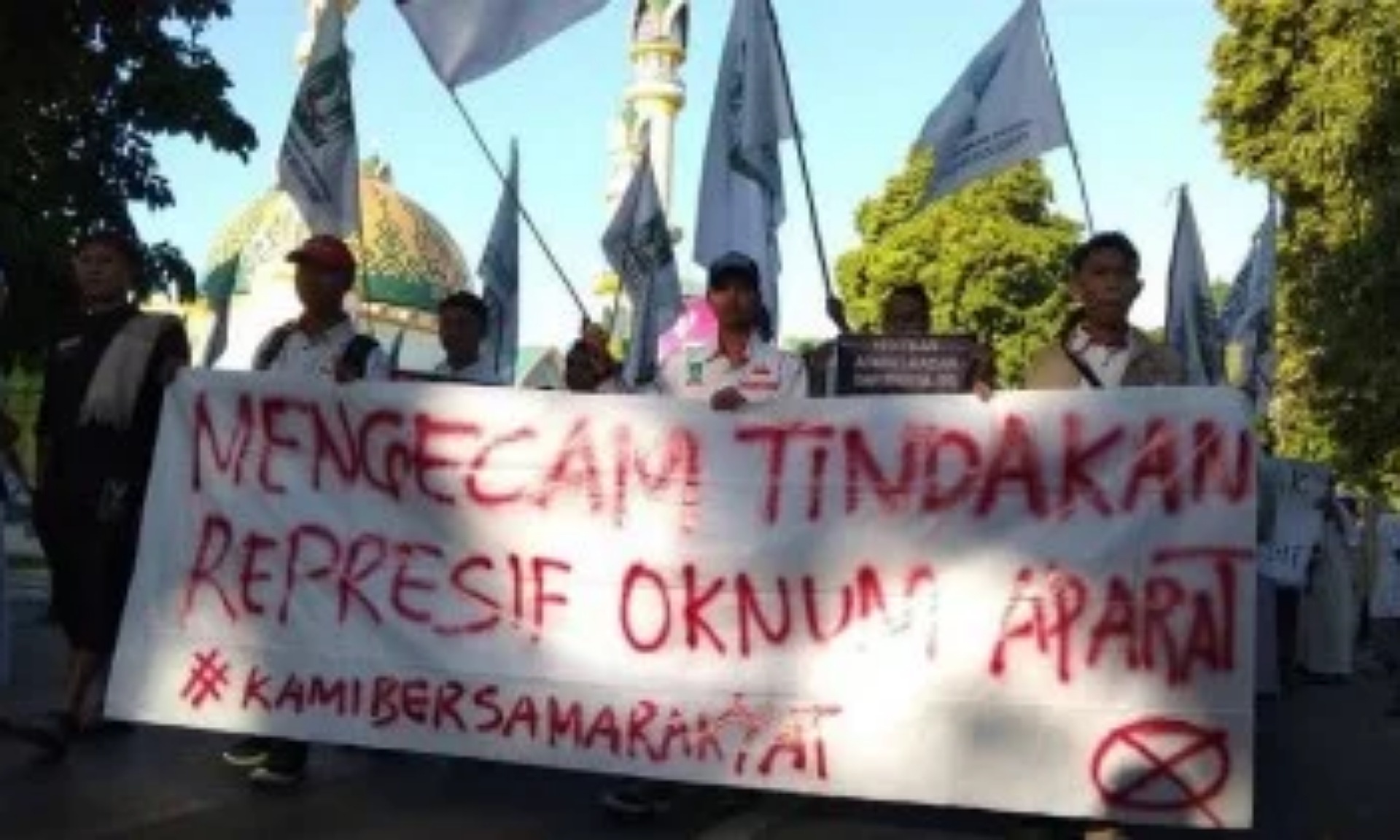Mahasiswa Kecam Tindakan Represif Polisi pada Aksi 22 Mei