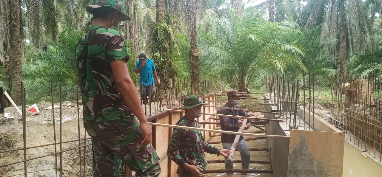 Hari ke 5, Pembangunan Box Culvert Penghubung Antar Dua Dusun Capai 41 Persen