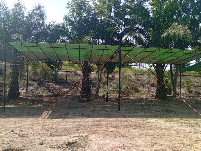 CSR BRK Syariah Hadir hingga Tingkat RT, Warga Pangkalan Kerinci Rasakan Manfaat Bantuan Tenda untuk Kegiatan Sosial