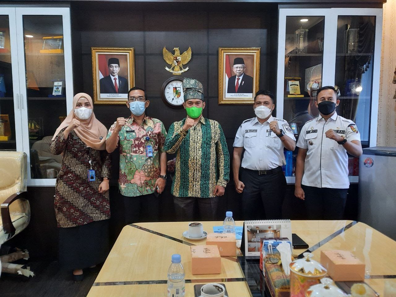 Ketua DPRD Pekanbaru Sambut Kedatangan Ketua BNK Kota Pekanbaru