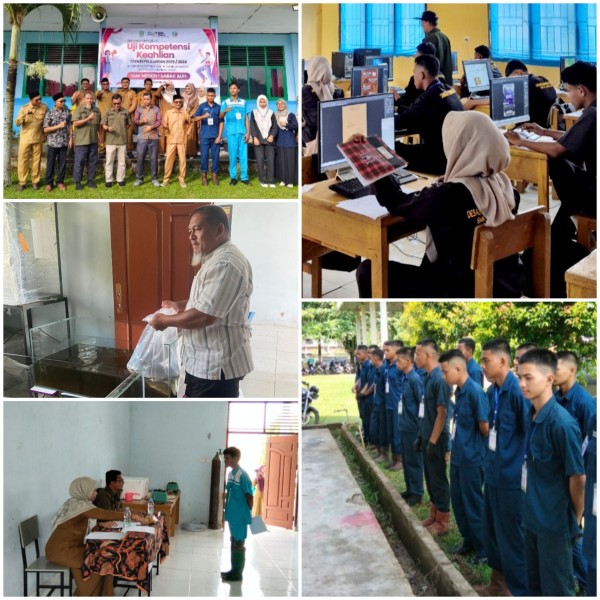 Siswa SMKN 1 Sabak Auh Ikuti UKK Secara Mandiri dengan DUDI, Kepsek: Siswa Kita Siap Menatap Dunia Kerja