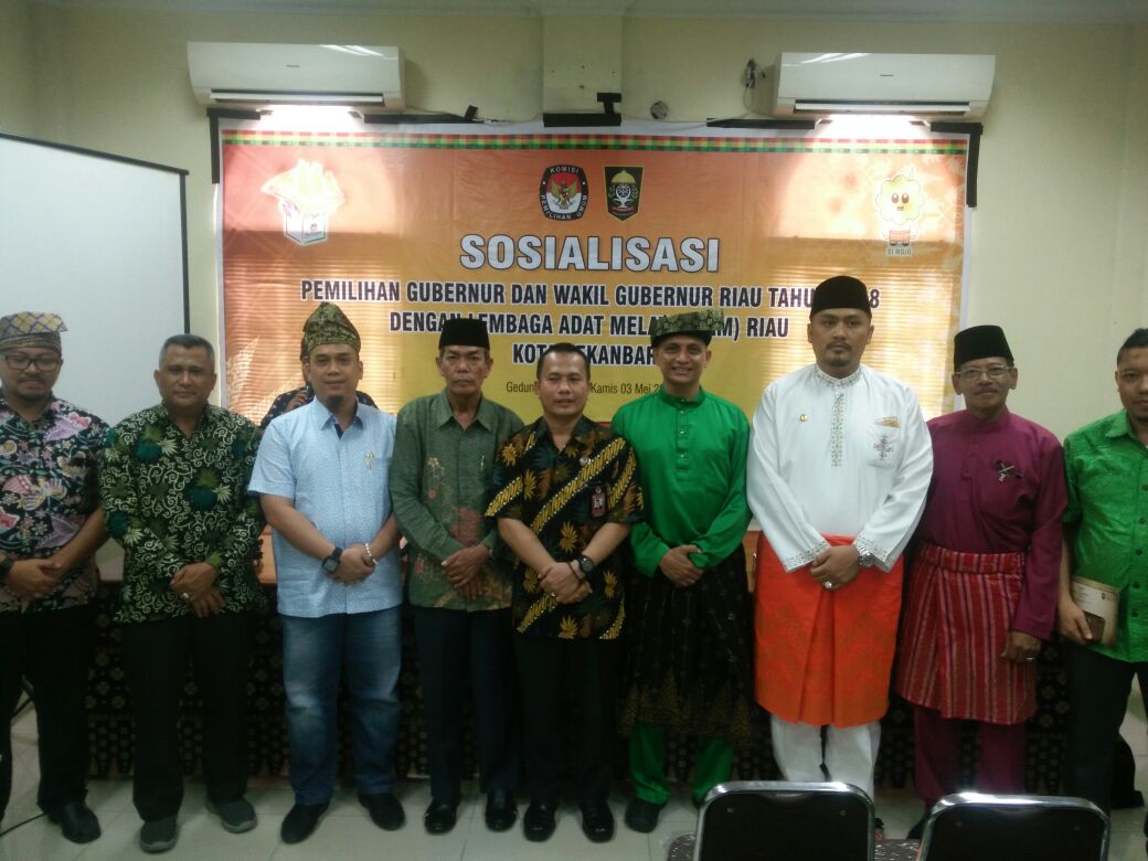 Sosialisasikan Pilgubri, Pileg dan Pilpres, KPU Datangi LAM Pekanbaru