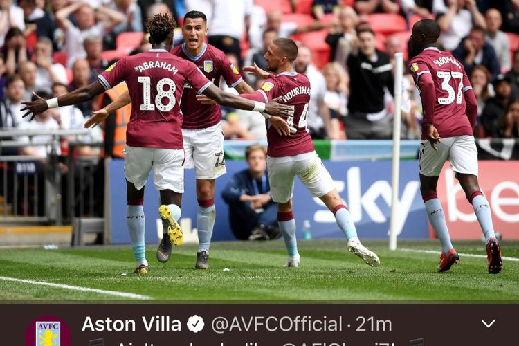 Hasil Liga Inggris, Aston Villa Promosi ke Premier League