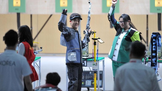 Emas Menembak Pertama di Asian Games Jatuh ke Tangan Duet Taiwan