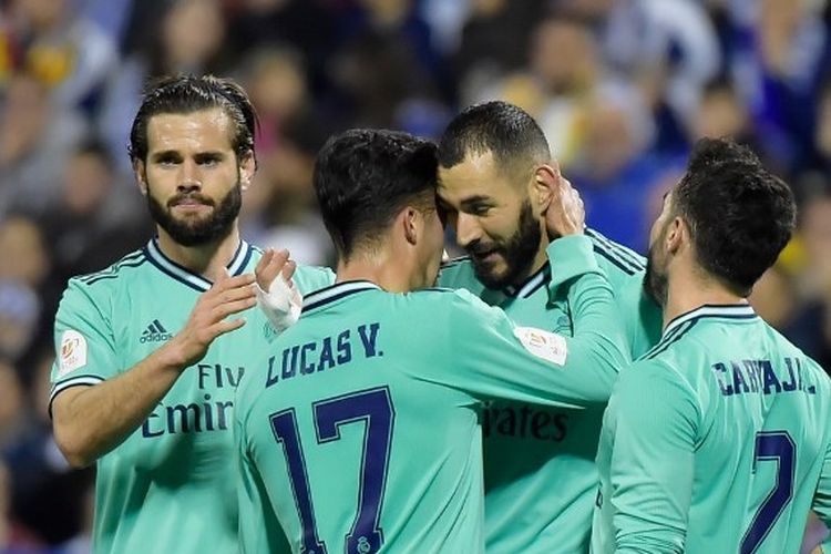 Kalahkan Real Zaragoza 4-0, Real Madrid ke 8 Besar Copa del Rey
