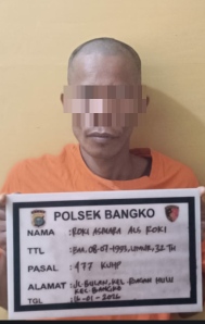 Curi Alat Musik, Pria Pengangguran Dicokok Polsek Bangko