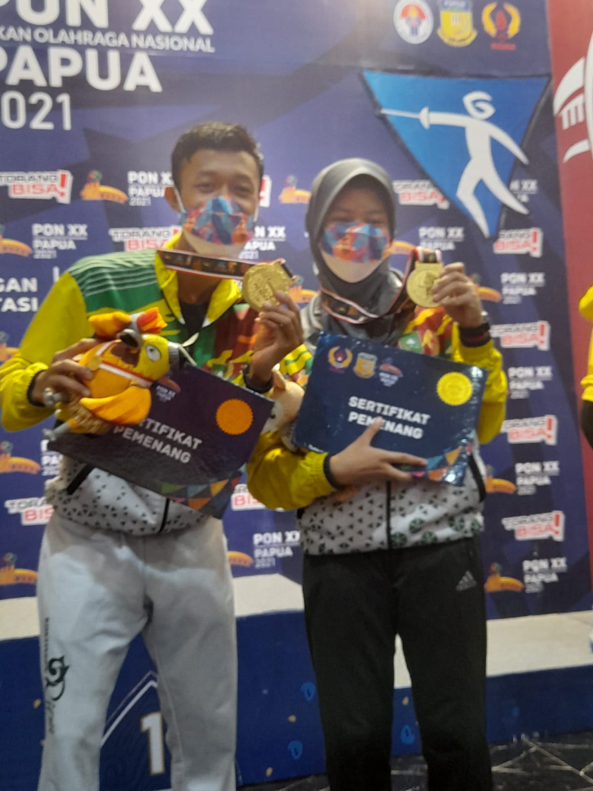 PON XX Papua 2021, Anggar Tambah Dua Medali Emas untuk Riau