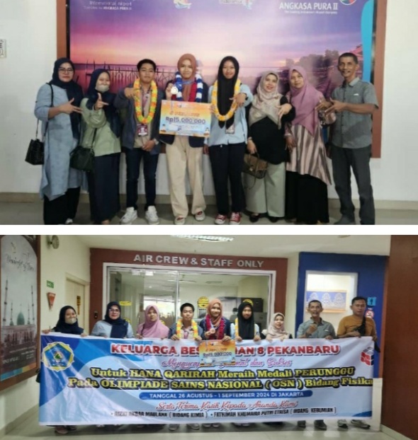 Hana Siswa SMAN 8 Pekanbaru Raih Medali Perunggu di OSN SMA 2024 Tingkat Nasional