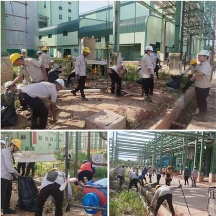 Jaga Lingkungan Kerja Sehat dan Bersih, Apical Dumai Laksanakan Program Jumat Ceria