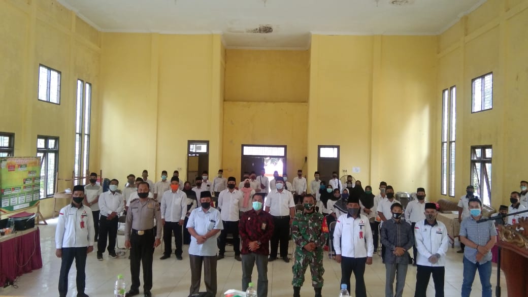 Kanit Binmas Polsek Bandar Sei Kijang Saksikan Pelantikan PTPS Kecamatan