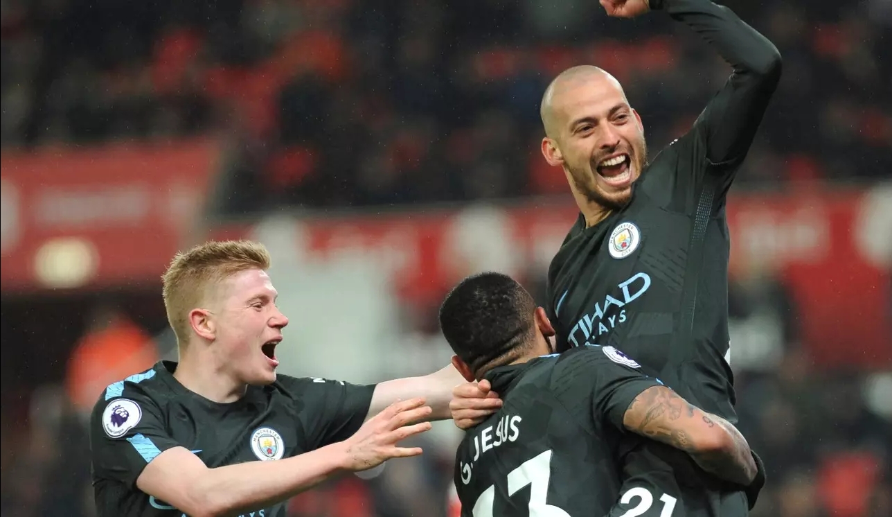Tekuk Stoke, Manchester City hanya Perlu 3 Kemenangan untuk Juara