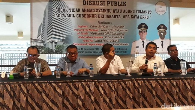 Saat Cawagub PKS Ditolak 2 Fraksi DPRD DKI