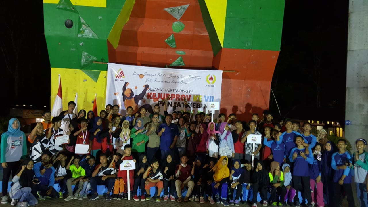 FPTI Riau Siapkan 20 Atlet untuk Kejurnas Panjat Tebing
