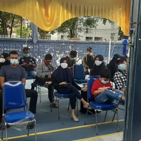 DPW Partai NasDem Riau gelar SWAB Antigen Sars Covid 19 Gratis