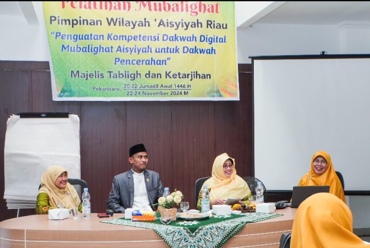 Perkuat Dakwah Digital PW Aisyiyah Riau Gelar Pelatihan Mubalighat