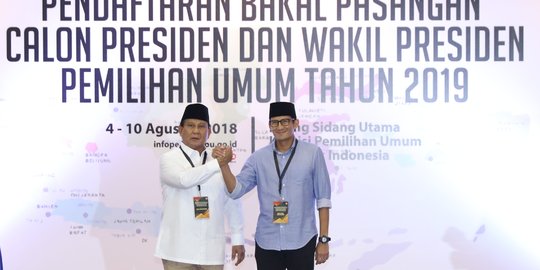 Juru Bicara Prabowo-Sandi Tak Lebih dari 10 Orang