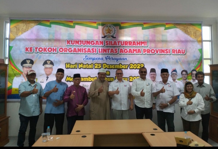 Jaga Kerukunan, DPW Partai Perindo Riau Datangi FKUB