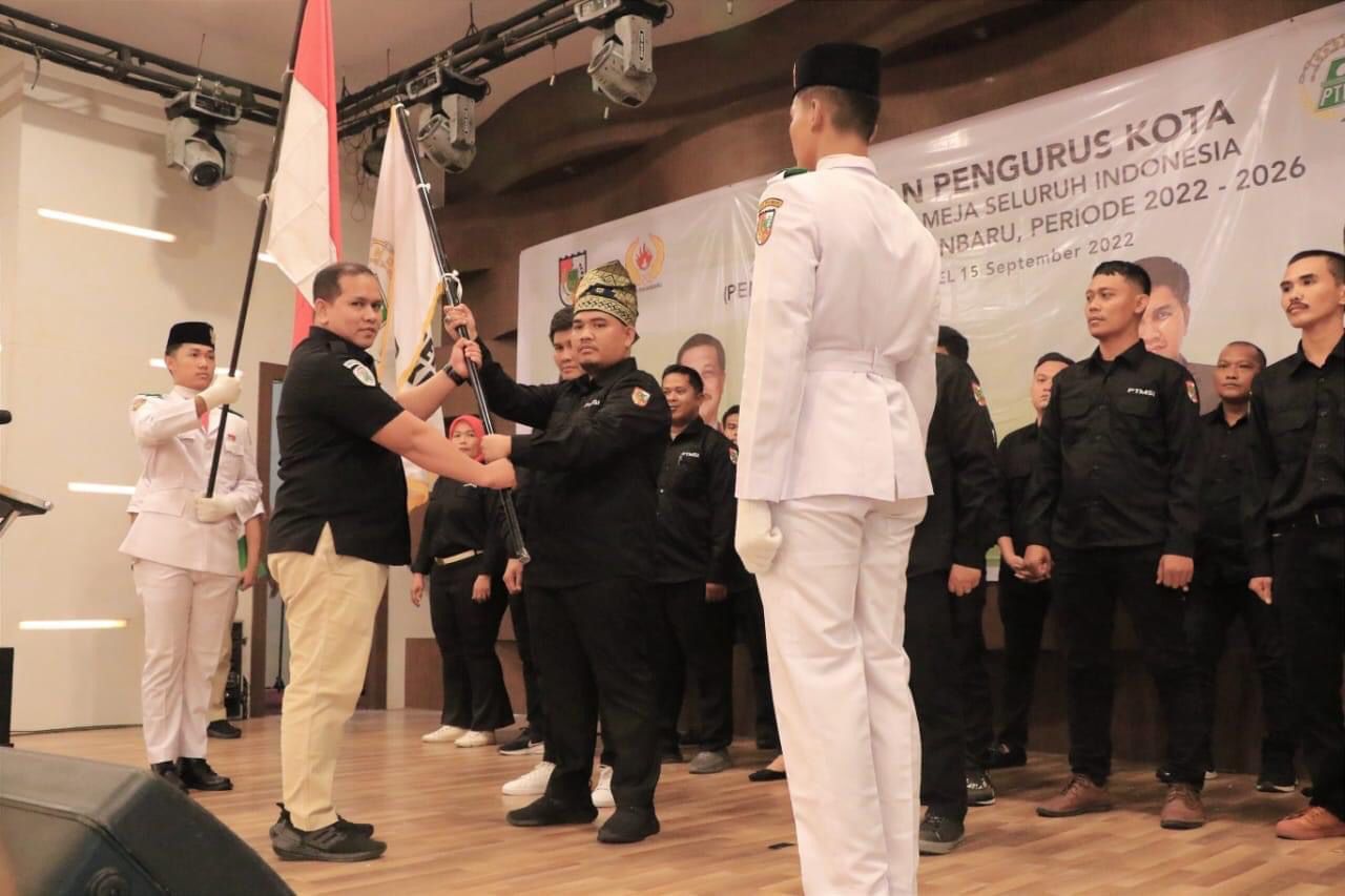 Pengprov PTMSI Riau Lantik PTMSI Pekanbaru 