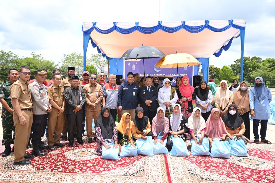 Bupati Rohil Buka Kegiatan Pasar Murah PT. PHR di Kecamatan Bangko
