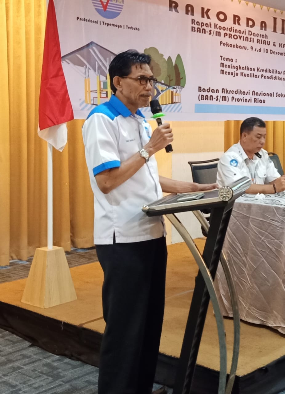 1.730 Sekolah dan Madrasah Telah Diakreditasi, Zudi: Kinerja BAN- S/M Provinsi Riau Lebihi Target, Kuota Hanya 1.662 S/M