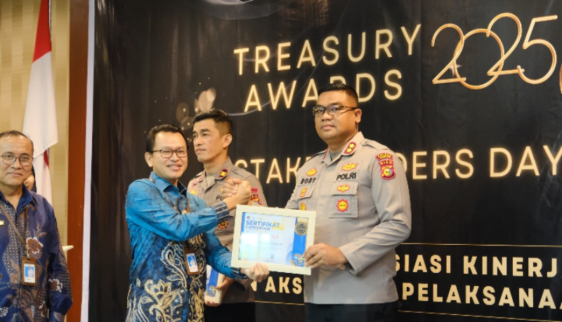 Polres Kampar Terima Penghargaan Treasury Awards atas Kinerja 2025 dan Stakeholders Day 2026