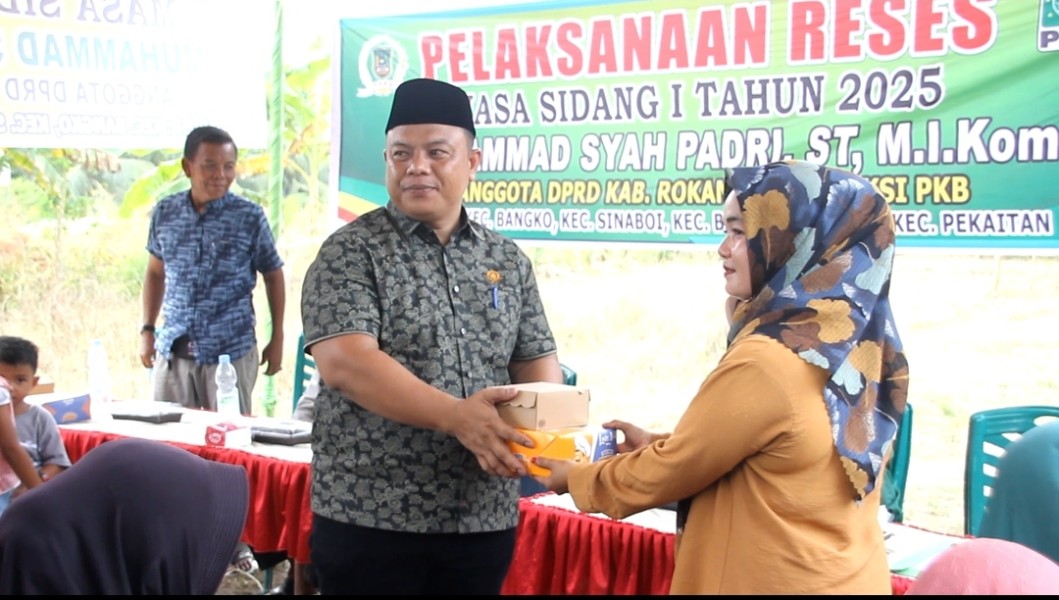 Anggota DPRD Rohil Gelar Reses di Kecamatan Pekaitan
