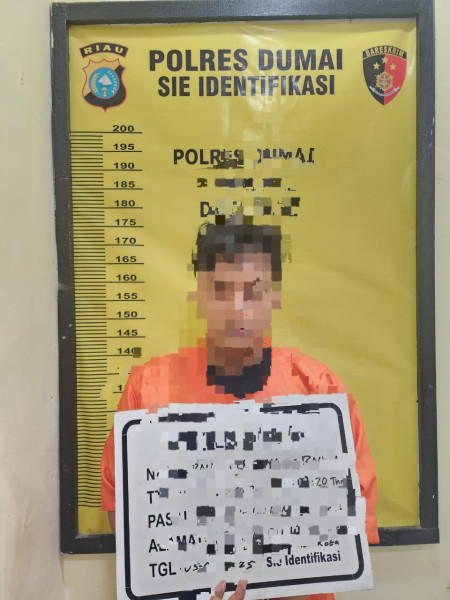 Terlibat Peredaran Narkoba, Seorang Pemuda di Dumai di Tangkap Unit Reskrim Polsek Sungai Sembilan