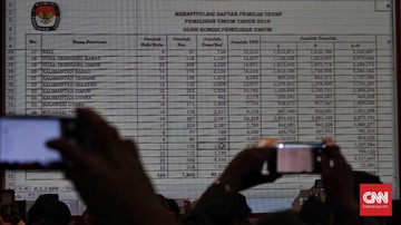 KPU Coret Data 300 Orang Meninggal Masuk DPT Pemilu 2019