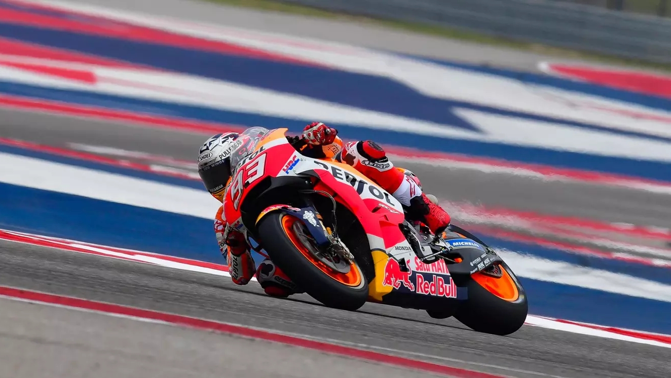Terjatuh, Marc Marquez Tetap Rebut Pole Position MotoGP AS