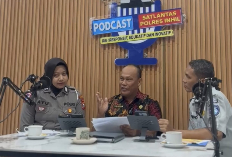 Bahas Keringanan Pajak 2025 Melalui Podcast REI, Cara Efektif Satlantas Polres Inhil Dalam Menyebarkan Informasi Masyarakat