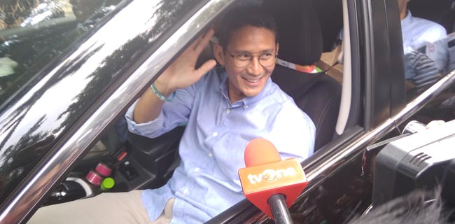Sandiaga Konsisten Di Luar Penguasa