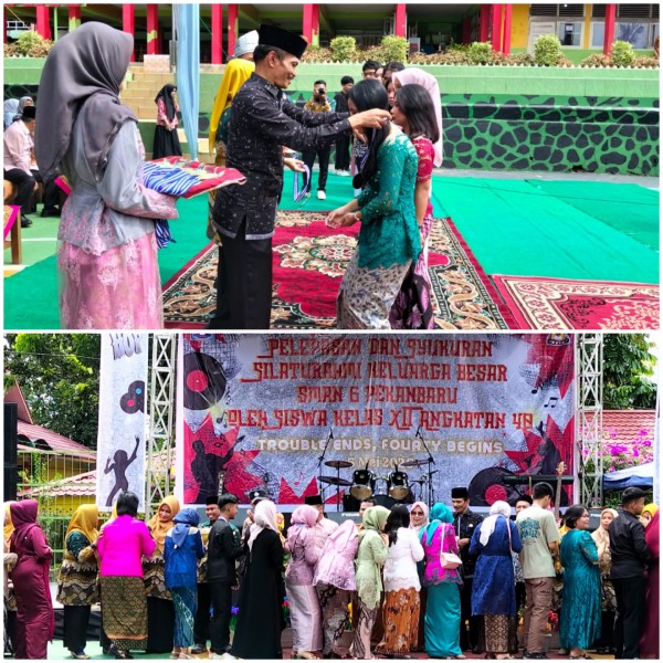 Pelepasan dan Tasyakuran Siswa Kelas 12 SMAN 6 Pekanbaru, Kepsek: 60 Siswa Diterima Kuliah Jalur SNBP