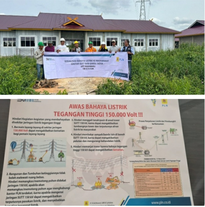 Berada Dibawah Jaringan SUTT, PLN Nyatakan SMAN 17 Pekanbaru Diluar Ambang Batas. Ini Penjelasannya
