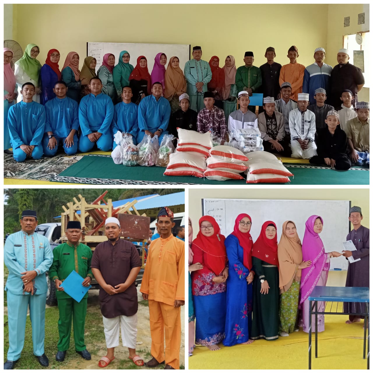 Jumat Barokah SMAN 8 Pekanbaru, Mobiler dan Sembako di Salurkan ke Pesantren Darul Mukhlasin