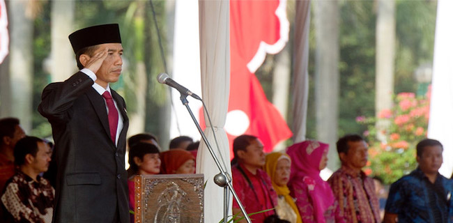 Upacara Kemerdekaan Disiarkan Virtual, Jokowi: Tepat Pukul 10.17, Mari Hormat Ke Sang Saka Merah Putih