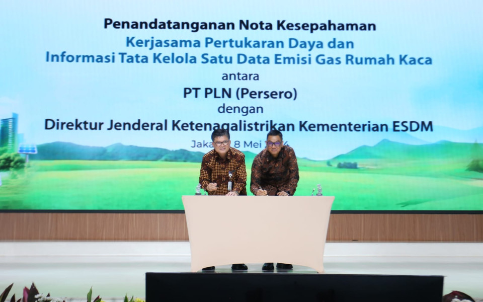 PLN-Ditjen Gatrik Sinergi Kendalikan Perubahan Iklim pada Subsektor Pembangkit Listrik