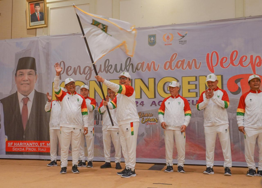 Kontingen PON XXI Riau Dilepas PJ Gubri ke Aceh - Sumut