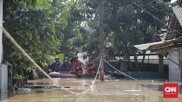 Sebanyak 2.942 Warga Jakarta Mengungsi Akibat Banjir