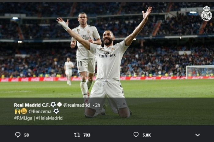 Benzema Cetak Rekor yang Tak Bisa Dipecahkan Messi dan Ronaldo