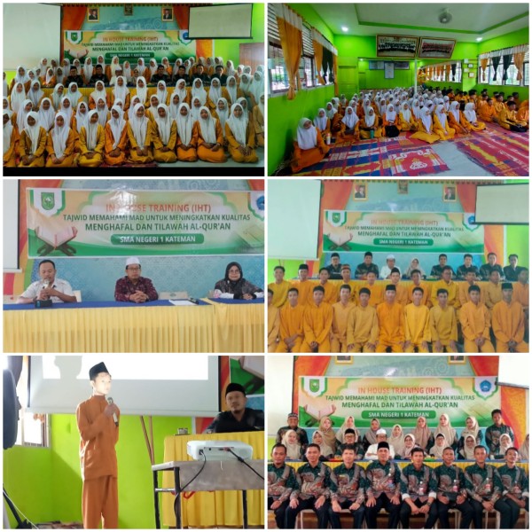Guru dan Murid SMAN 1 Kateman Inhil Ikuti IHT Perdalam Tajwid Bagi Tahfidz Alquran